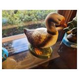 Lot of (2) Whisky Decanters - Great Canadian Honker, 1974 Erza Brooks Happy the Goose