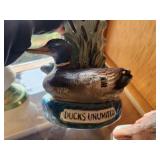 1974-1975 Jim Beam Ducks Unlimited Mallard Duck Whisky Decanter