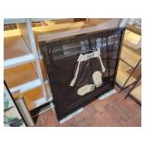 Boxing theme Framed Wall Art 2 1/2" x 33 1/2" x 31 1/2"