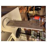 Lot of (2) Painted Wood Display Stand 14"x15"x21", 7"Dx20"