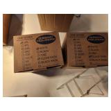 Lot of (2 Boxes) Gibson Adjustable Display Easel 12-count ( 24 total items ) 2PL x 4" x 5 1/4" x 4 3/4"