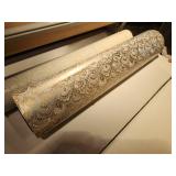 Paper Roll Dispenser and Cutter with (2) Full Rolls of Paper + One Partial Roll