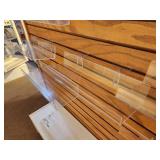 Lot of (30) Acrylic Slat Wall Shelves