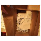 Lot of (137) Kraft Paper Gift Bags 5 1/4" x 3 1/4" x 8-3/8"