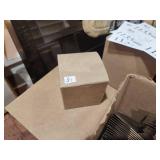 Lot of (54) Kraft Paper Gift Box with Tuck-Top 3" x 3" x 3"