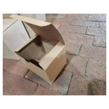 Lot of (11) Kraft Paper Gift Box with Tuck-Top 6" x 4 1/2" x 4 1/2"