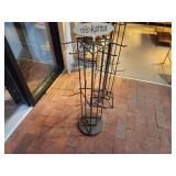 Heavy Duty Oil Cloth - Red with Flower Print 8