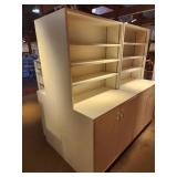 Commercial Wooden Storage Cabinet / Hutch Combination Unit 2-door/4+2-drawer 3