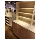 Commercial Wooden Storage Cabinet / Hutch Combination Unit 2-door/4+2-drawer 3