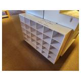 Cube Shoe / Accessory Storage Organizer 30-bin 43 1/2" x 8" x 29"
