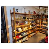 Custom Made Solid Oak Wood Display Shelf 5-shelf 8