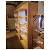 Lot of (2) Custom Made Solid Maple Wood Book Cases with (5) Adjustable Shelves 35" x 17" x 6