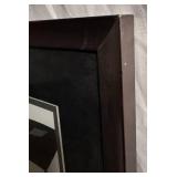 Dale Earnhardt Sr & Jr Black and White framed print Dale Earnhardt Sr & Jr Black and White framed print