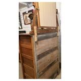 Antique Oak Highboy Chest of Drawers with Mirror Antique Oak Highboy Chest of Drawers with Mirror