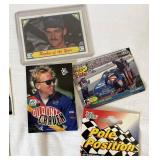 Dale Earnhardt Sr. Jewelry/Trinket Box with Sports Cards and other items Dale Earnhardt Sr. Jewelry/Trinket Box with Sports Cards and other items