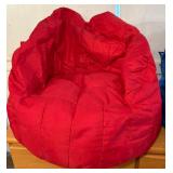 2 Big Joe Bean Bag Chairs and 1 Foot Stool Bean Bag 2 Big Joe Bean Bag Chairs and 1 Foot Stool Bean Bag