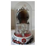 Dale Earnhardt Sr and Jr Glass Domed Porcelain Anniversary Clock Dale Earnhardt Sr and Jr Glass Domed Porcelain Anniversary Clock
