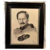 Framed Print of Dale Earnhardt Sr. Framed Print of Dale Earnhardt Sr.