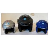 Three Miniature Replica Racing Helmets of Dale Earnhardt Sr. Three Miniature Replica Racing Helmets of Dale Earnhardt Sr.