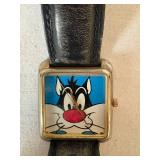 1994 Armitron Warner Brothers Sylvester Wristwatch 1994 Armitron Warner Brothers Sylvester Wristwatch