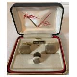 Vintage Foster Cufflinks and Tie-Tack Set Vintage Foster Cufflinks and Tie-Tack Set