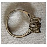 Three Vintage Costume Jewelry Rings Three Vintage Costume Jewelry Rings