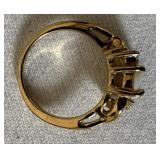 Three Vintage Costume Jewelry Rings Three Vintage Costume Jewelry Rings