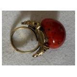 Lot of 4 Vintage Costume Jewelry Rings Lot of 4 Vintage Costume Jewelry Rings