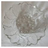 Two Glass Serving Pieces Two Glass Serving Pieces