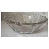 Two Glass Serving Pieces Two Glass Serving Pieces