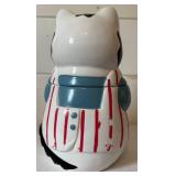 Vintage Cat Holding Bottle of Milk Cookie Jar Vintage Cat Holding Bottle of Milk Cookie Jar