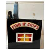 'Fishbowl Cafe' Ceramic Cookie Jar by Clay Art 'Fishbowl Cafe' Ceramic Cookie Jar by Clay Art