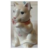Vintage Pfaltzgraff 'Tea Rose' Cat Cookie Jar Vintage Pfaltzgraff 'Tea Rose' Cat Cookie Jar
