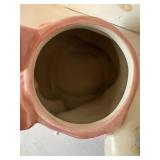 Vintage Pfaltzgraff 'Tea Rose' Cat Cookie Jar Vintage Pfaltzgraff 'Tea Rose' Cat Cookie Jar