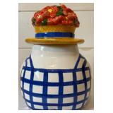 Vintage 'Bloomin' Cat in the Garden' Cat Cookie Jar Vintage 'Bloomin' Cat in the Garden' Cat Cookie Jar