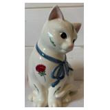 Lenox 'Poppies on Blue' Cat Cookie Jar Lenox 'Poppies on Blue' Cat Cookie Jar