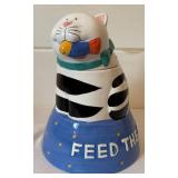 Vintage Coco Dowley 'Feed the Cat' Cat Cookie Jar Vintage Coco Dowley 'Feed the Cat' Cat Cookie Jar