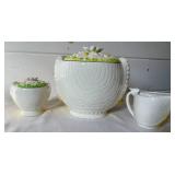 Vintage 'Miss Priss' Kitty Cookie Jar, Creamer and Sugar Set Vintage 'Miss Priss' Kitty Cookie Jar, Creamer and Sugar Set