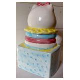 Vintage Cat Cookie Jar with a 'C' Vintage Cat Cookie Jar with a 'C'