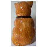 Vintage CKRO Ceramic Cat Cookie Jar Holding Fish Vintage CKRO Ceramic Cat Cookie Jar Holding Fish