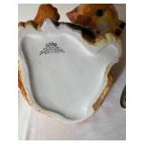 Vintage CKRO Ceramic Cat Cookie Jar Holding Fish Vintage CKRO Ceramic Cat Cookie Jar Holding Fish