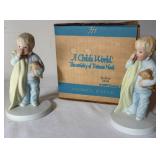 Pair of 'Bedtime' Figurines by Frances Hook Pair of 'Bedtime' Figurines by Frances Hook