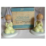 Two 'Nighttime Thoughts' Figurines by Frances Hook Two 'Nighttime Thoughts' Figurines by Frances Hook