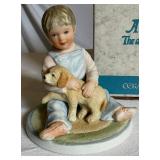 Two 'Puppy's Pal' Figurines by Frances Hook Two 'Puppy's Pal' Figurines by Frances Hook