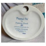 Two 'Puppy's Pal' Figurines by Frances Hook Two 'Puppy's Pal' Figurines by Frances Hook