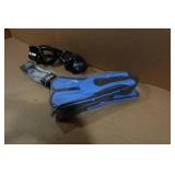 Cressi Adult Size 7/8 Fins with Pano 4 & Tropical Masks Cressi Adult Size 7/8 Fins with Pano 4 & Tropical Masks