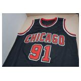 Dennis Rodman Signed Bulls Jersey - Beckett Authenticated Dennis Rodman Signed Bulls Jersey - Beckett Authenticated