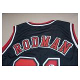 Dennis Rodman Signed Bulls Jersey - Beckett Authenticated Dennis Rodman Signed Bulls Jersey - Beckett Authenticated