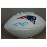 Tom Brady Signed Team Logo Football - Big Time Sports Authenticated Tom Brady Signed Team Logo Football - Big Time Sports Authenticated