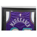 Framed Jersey Signed by Lauri Markkanen - PSA Authenticated Framed Jersey Signed by Lauri Markkanen - PSA Authenticated